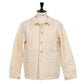 Fox Brothers x MJ: Worker-Jacket "The White Fox Utility" aus reiner Wolle
