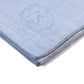 Einstecktuch "Vintage Jacquard 1960" aus reiner Baumwolle - Handrolliert