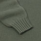 Exclusively for Michael Jondral: Olive Green Turtleneck Sweater made from Scottish 4-Ply Cashmere on