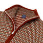 Zip-Strickjacke "Perth Open" aus reinem schottischen 6-Ply Kaschmir