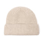 Knitted Hat "Ribbed Hat" made from pure Lambswool - 4 Ply