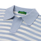 Brigatelli dal 1922 per Michael Jondral: Polo-Shirt "Lucio Stripe" aus reiner Baumwolle - Organic Cotton