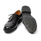 Schuhe "Officer Gibson" aus schwarzem Patent-Leder - Handarbeit