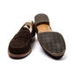 Loafer "American Casual Penny" made of Dark Brown Suede - purely handmade