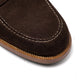 Loafer "American Casual Penny" made of Dark Brown Suede - purely handmade