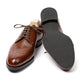 Derby "Split Toe Apron" made from Grained Calfskin - purely handmade