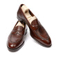 Special MJ edition: Loafer "Full Dress Strap" made from dark brown "Russian Calf" Calfskin - purely handmade