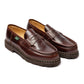Kastanienbrauner Loafer "Reims" aus gewachstem Kalbsleder - A French Legend