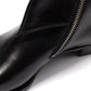 Limited Edition: Boot "Parisienne Zip" made of Black Calfskin - purerly handmade