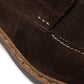Boot "Norvegian Cut" made from Dark Brown Suede - purely handmade