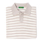 Brigatelli dal 1922 per Michael Jondral: Polo-Shirt "Lucio Stripe" aus reiner Baumwolle - Organic Cotton