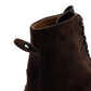 Boot "Norvegian Cut" made from Dark Brown Suede - purely handmade