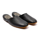 Black Slipper "Mule" made from Deerskin