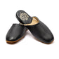 Black Slipper "Mule" made from Deerskin