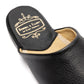 Black Slipper "Mule" made from Deerskin