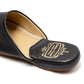 Black Slipper "Mule" made from Deerskin