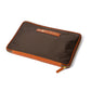Etui "MacBook-Case" aus Felisi-Nylon und Sattelleder - Handarbeit