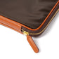 Etui "MacBook-Case" aus Felisi-Nylon und Sattelleder - Handarbeit