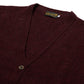 Glenugie exklusiv x MJ: Strickjacke "College Cardigan" aus reiner Wolle - Circulare Knit Shetland