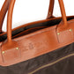 Garment Bag "New Travel-Star" made of Felisi Nylon and Saddle Leather - handmade