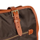 Garment Bag "New Travel-Star" made of Felisi Nylon and Saddle Leather - handmade