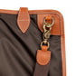 Garment Bag "New Travel-Star" made of Felisi Nylon and Saddle Leather - handmade
