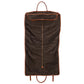 Garment Bag "New Travel-Star" made of Felisi Nylon and Saddle Leather - handmade