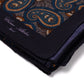 Halstuch "Foulard" aus Wolle und Seide - Handarbeit