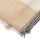 Scarf "Natté Rigato" made from pure Cashmere - handmade