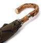 Francesco Maglia x MJ: Stockschirm "Lord" mit Massivholzgestell und Griff aus Ginster-Holz - Reine Handarbeit