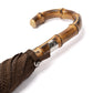Francesco Maglia x MJ: Stockschirm "Lord" mit Massivholzgestell und Griff aus Bambus-Holz - Reine Handarbeit