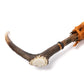 Francesco Maglia x MJ: Stockschirm "Lord" mit Massivholzgestell und Griff aus Hirsch-Horn - Reine Handarbeit