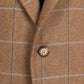 Limited Edition: Exklusiv für Michael Jondral: Sakko "Window Pane" aus reiner Wolle von Fox Brothers- reine Handarbeit