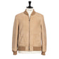 Lederjacke "Bomber Lusso" aus gewachsenem Lammfell - Handarbeit
