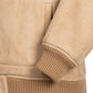 Lederjacke "Bomber Lusso" aus gewachsenem Lammfell - Handarbeit