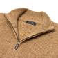 Zip-Strickjacke  "Livignio" aus reinem Kaschmir - Handarbeit