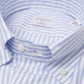 Striped Shirt "Oxford Super" with Button-Down Collar and Sports Cuff - handmade