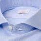 Light Blue Shirt "Royal Twill" with Shark Collar and Sports Cuff - handmade