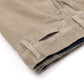 Exklusiv für Michael Jondral: Kittfarbene Feincordhose aus einem "prewashed" Baumwollmix - Rota Sport