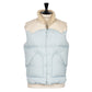 Rocky Mountain Featherbed x MJ: Down Vest "Christy Vest" with Lambskin Collar