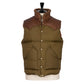 Rocky Mountain Featherbed x MJ: Down Vest "Christy Vest" with Lambskin Collar
