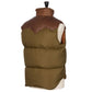 Rocky Mountain Featherbed x MJ: Down Vest "Christy Vest" with Lambskin Collar