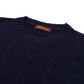 Brigatelli dal 1922 per Michael Jondral: Rundhals-Pullover "Treccia" aus Merinowolle und Kaschmir - 3 Ply Cashmere Blend