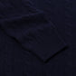 Brigatelli dal 1922 per Michael Jondral: Rundhals-Pullover "Treccia" aus Merinowolle und Kaschmir - 3 Ply Cashmere Blend