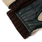 Handschuh "Karlsbad Winter" aus Hirschleder und Wolle mit Kaschmirfutter - handgenäht