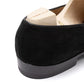 Loafer "Plain Slip" aus schwarzem Rauhleder - reine Handarbeit