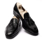Special Edition x MJ: Loafer "Split Tassel" aus genarbtem Kalbsleder - reine Handarbeit