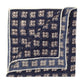 Pocket Square "Vintage 38" made of Wool and Silk - hand-rolled