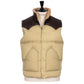 Rocky Mountain Featherbed x MJ: "Christy Vest" down vest with lambskin collar