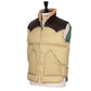 Rocky Mountain Featherbed x MJ: "Christy Vest" down vest with lambskin collar